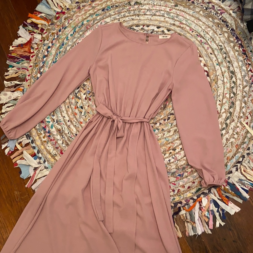 Pink Maxi Dress.